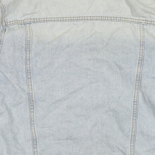 Jack Wills Womens Blue Jacket Size 14 Button