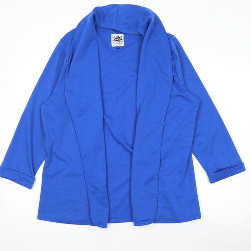 S21 Originals Womens Blue V-Neck Polyester Cardigan Jumper Size 18