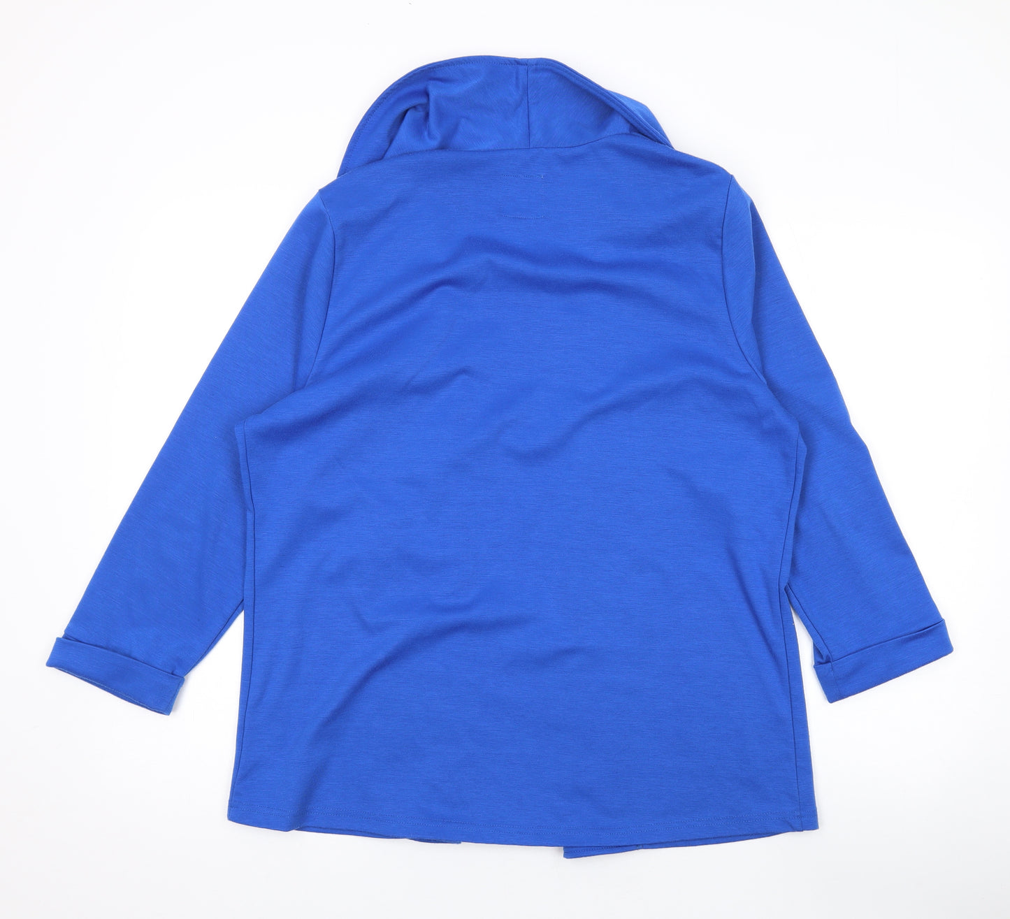 S21 Originals Womens Blue V-Neck Polyester Cardigan Jumper Size 18