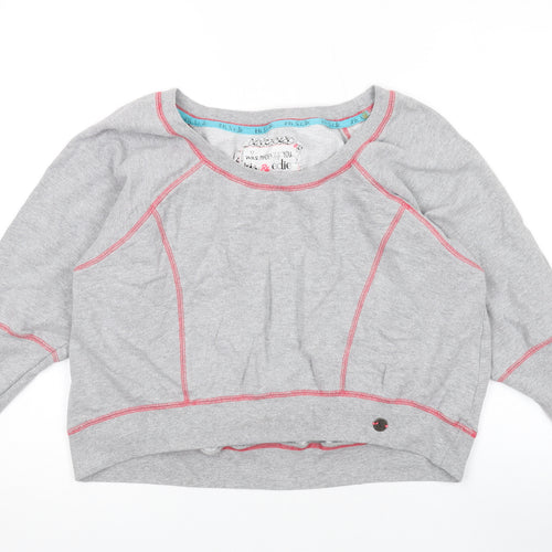 Debenhams Womens Grey Cotton Pullover Sweatshirt Size 14 Pullover