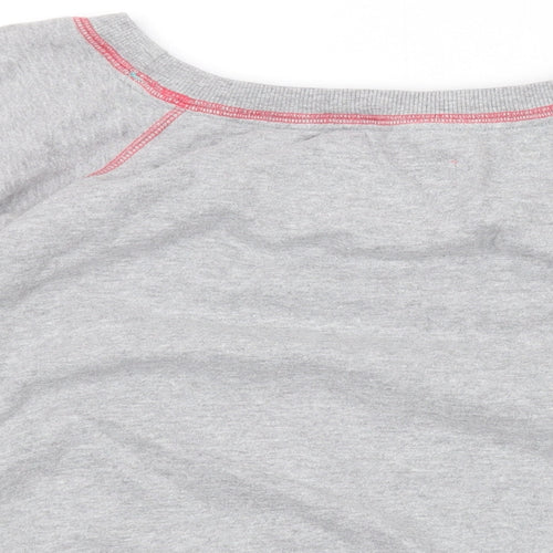 Debenhams Womens Grey Cotton Pullover Sweatshirt Size 14 Pullover