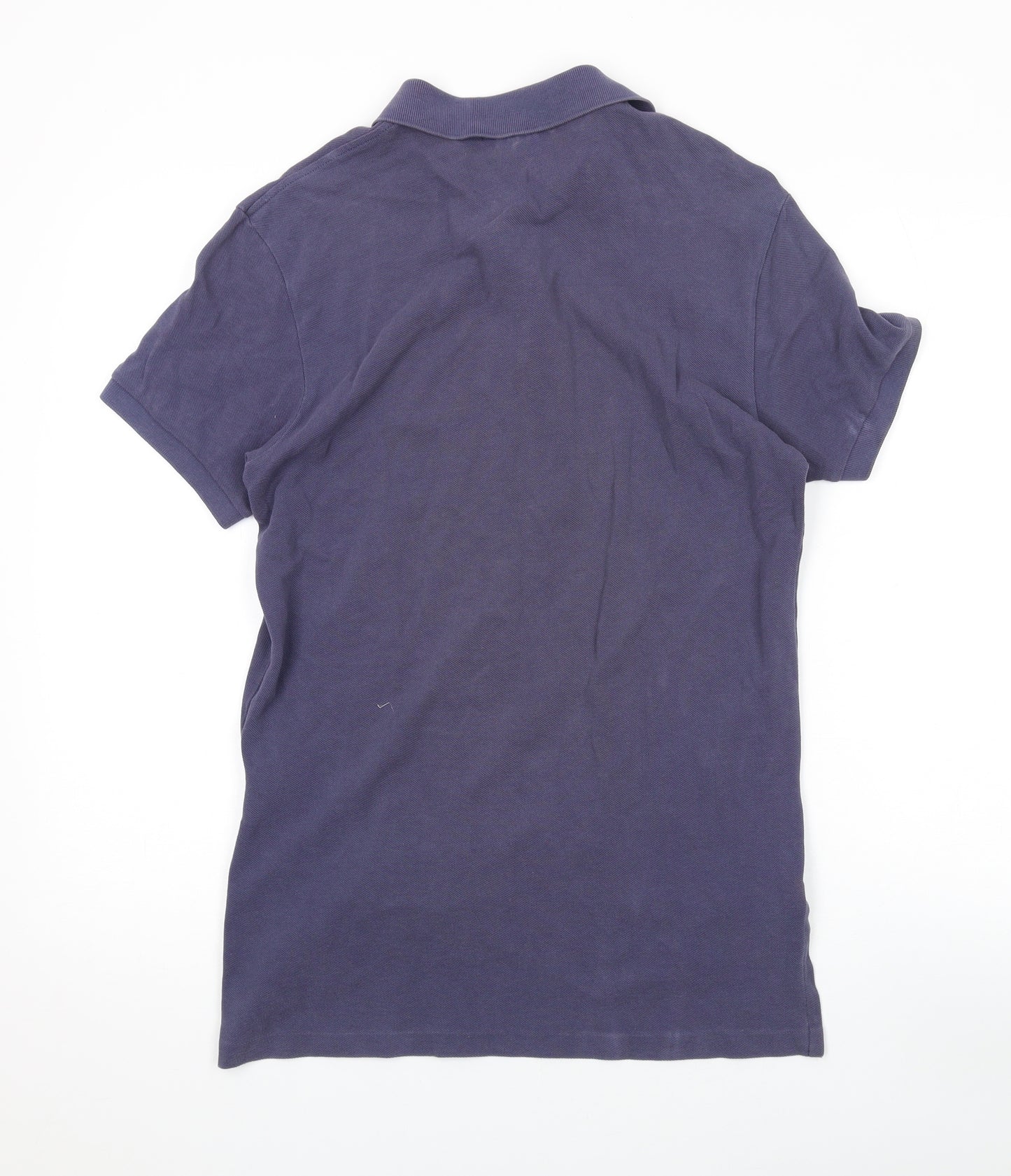 Polo Ralph Lauren Mens Purple Cotton Polo Size S Collared Button