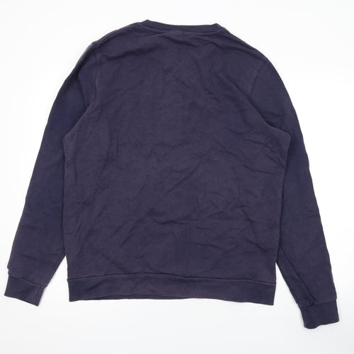 Disney Mens Blue Cotton Pullover Sweatshirt Size XL - Mickey Mouse