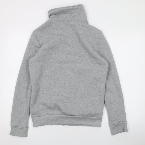 Millers Womens Grey Polyester Full Zip Sweatshirt Size 10 Zip