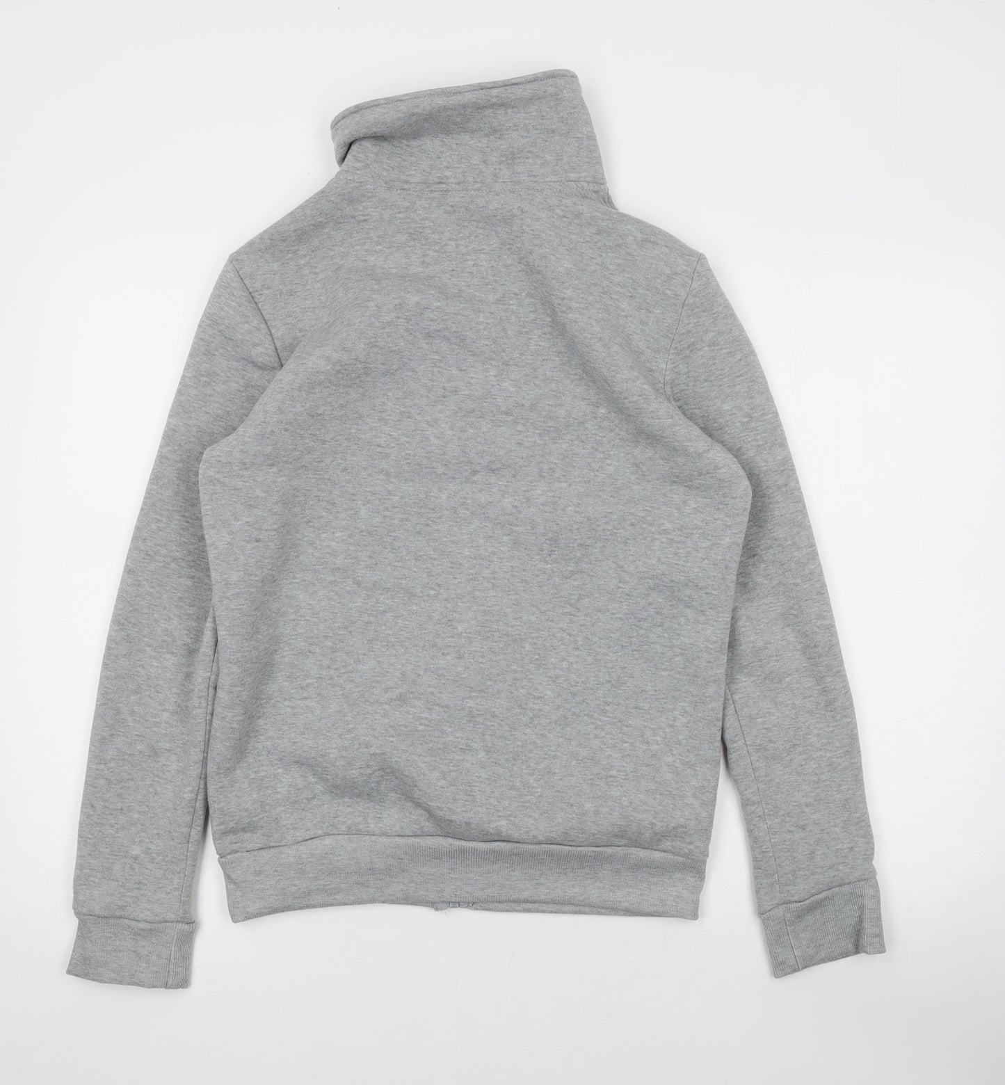 Millers Womens Grey Polyester Full Zip Sweatshirt Size 10 Zip