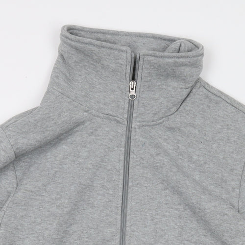 Millers Womens Grey Polyester Full Zip Sweatshirt Size 10 Zip