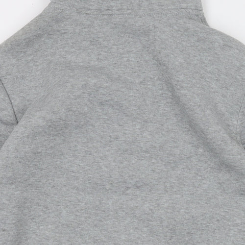 Millers Womens Grey Polyester Full Zip Sweatshirt Size 10 Zip