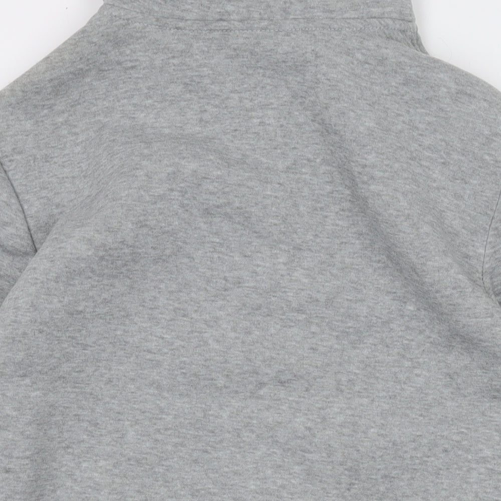 Millers Womens Grey Polyester Full Zip Sweatshirt Size 10 Zip