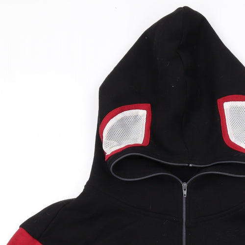 Cosplay Company Mens Black Cotton Full Zip Hoodie Size M