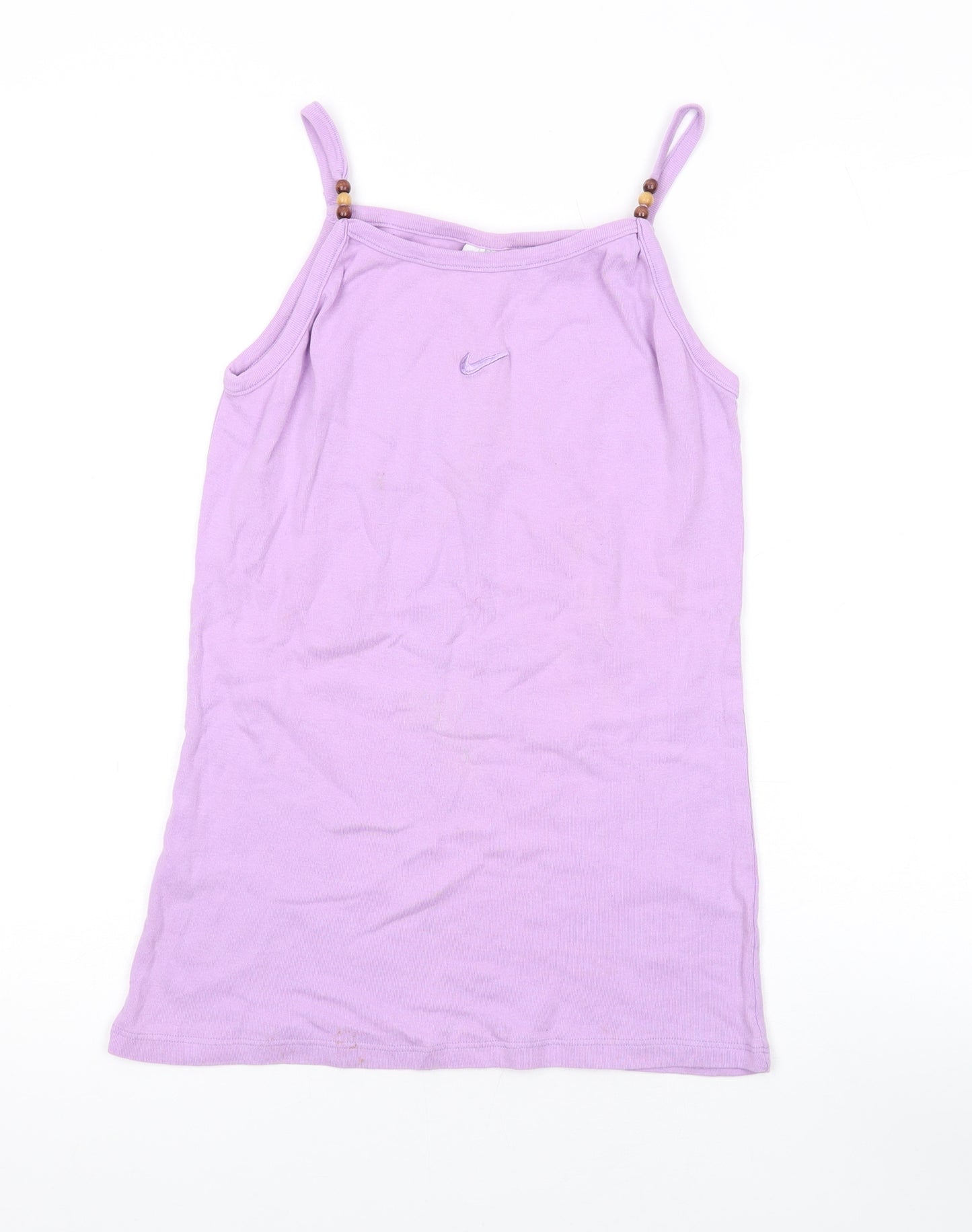 Nike Womens Purple Cotton Camisole Tank Size 2XL Square Neck