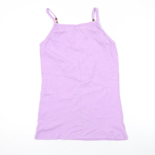 Nike Womens Purple Cotton Camisole Tank Size 2XL Square Neck