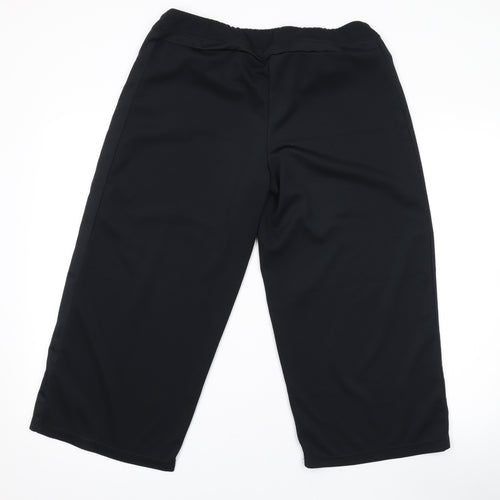 Avia Womens Black Polyester Trousers Size L L22 in Regular