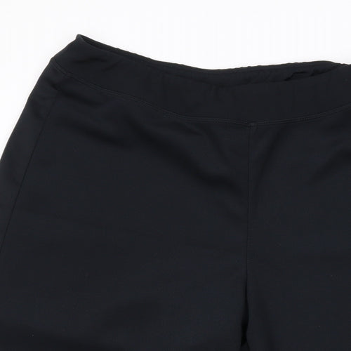 Avia Womens Black Polyester Trousers Size L L22 in Regular