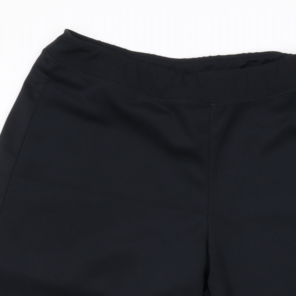 Avia Womens Black Polyester Trousers Size L L22 in Regular