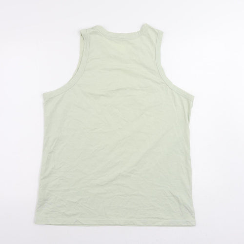 Lee Cooper Womens Green Polyester Basic Tank Size XL Round Neck - Baja Palms