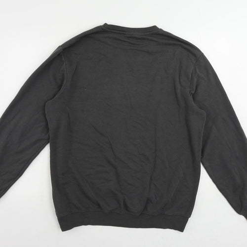 H&M Mens Grey Cotton Pullover Sweatshirt Size M