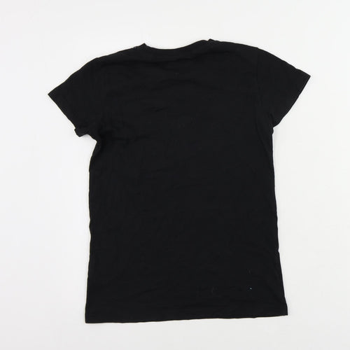 Fortnite Womens Black Cotton Basic T-Shirt Size S Crew Neck