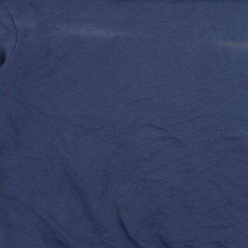 H&M Mens Blue Cotton Pullover Sweatshirt Size L