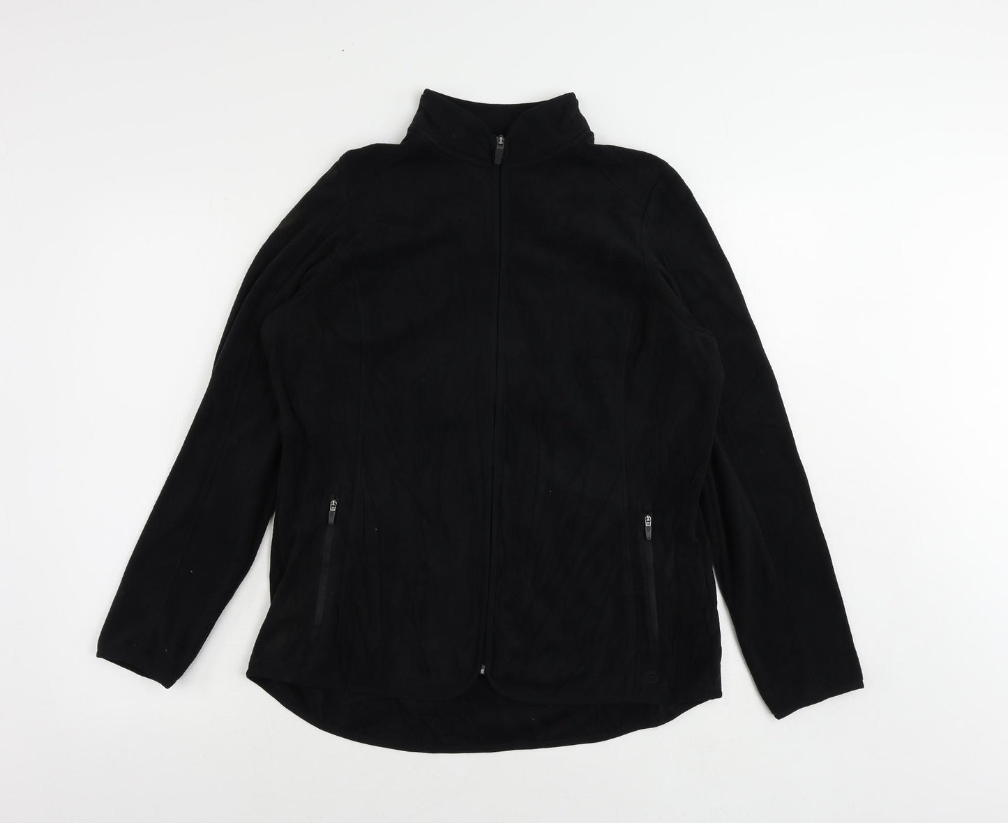GOODMOVE Womens Black Jacket Size 14 Zip