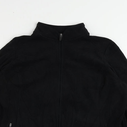 GOODMOVE Womens Black Jacket Size 14 Zip