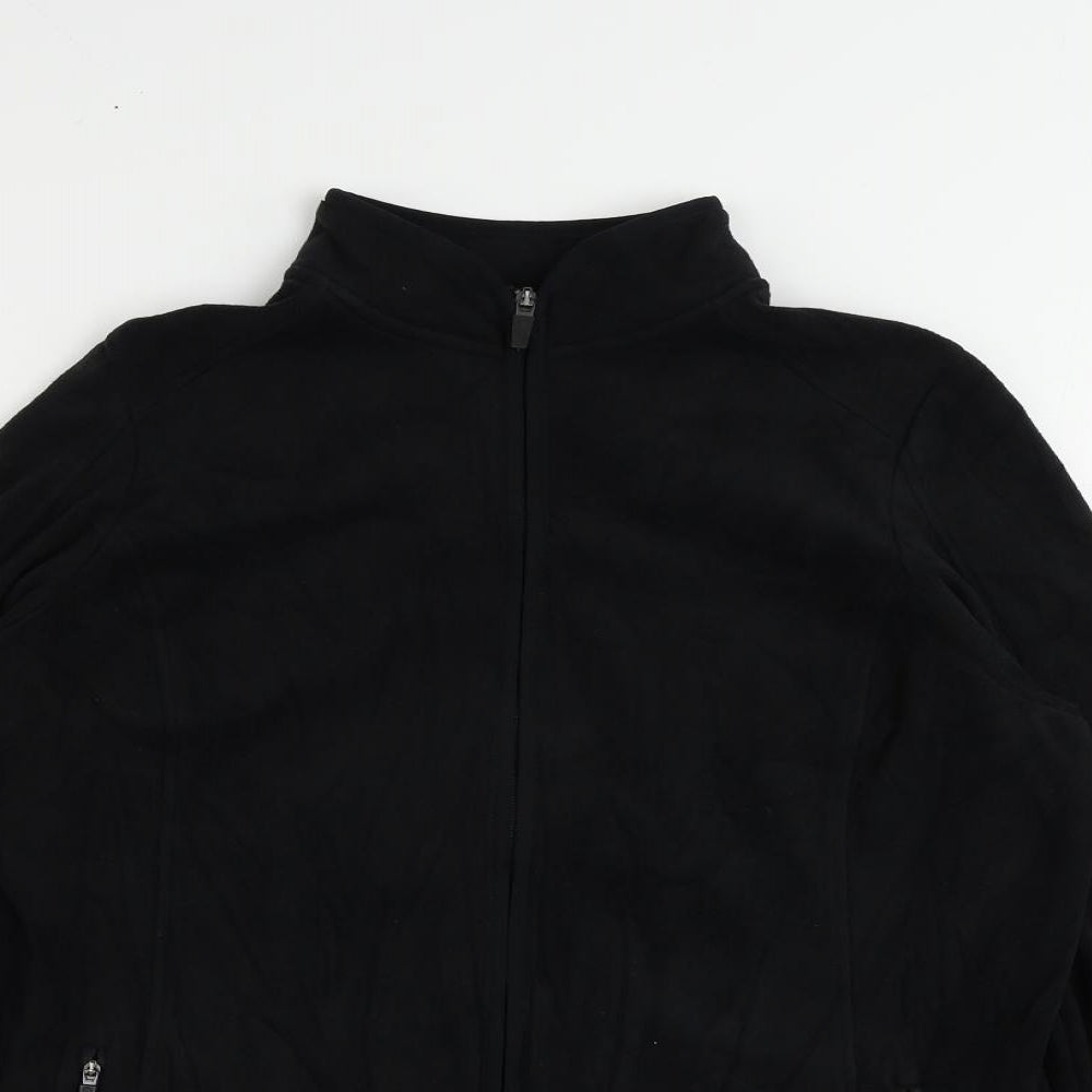 GOODMOVE Womens Black Jacket Size 14 Zip