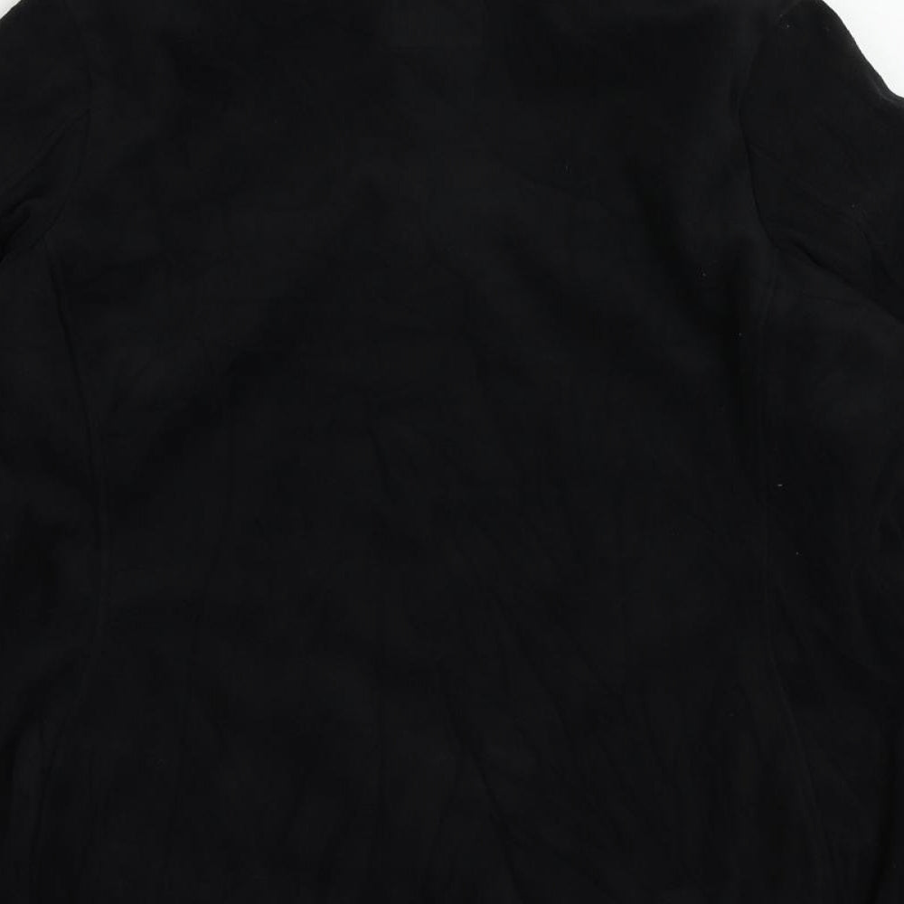 GOODMOVE Womens Black Jacket Size 14 Zip