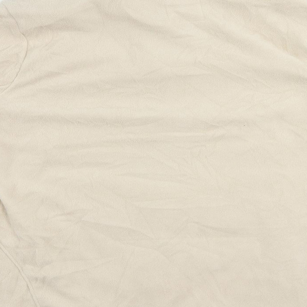 GOODMOVE Womens Beige Jacket Size 16 Zip - Zipped Pockets
