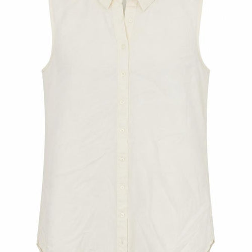 Marks and Spencer Womens Ivory Viscose Shirt Dress Size 10 Collared Button