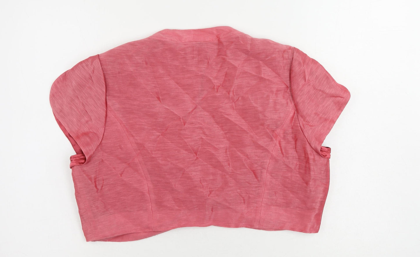 CC Womens Pink Jacket Size 18 Hook & Eye