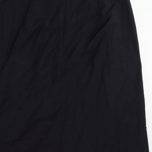 Marc O'Polo Womens Blue Wool A-Line Skirt Size 12 Zip