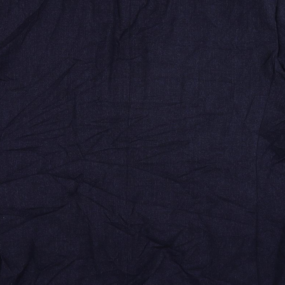 Marks and Spencer Mens Blue Wool Jacket Suit Jacket Size 46 Regular