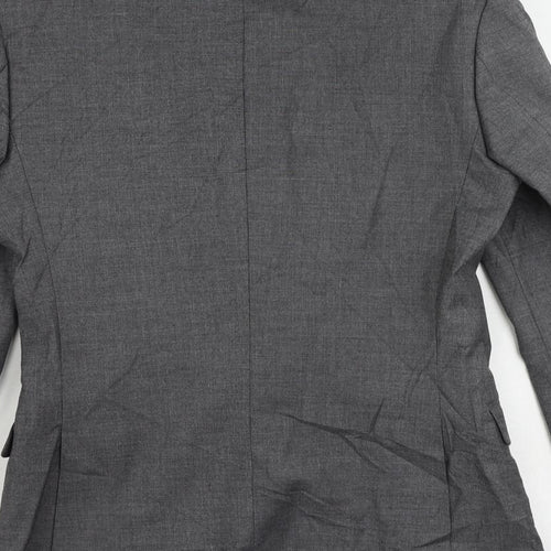Marks and Spencer Mens Grey Polyester Jacket Suit Jacket Size 34 Regular