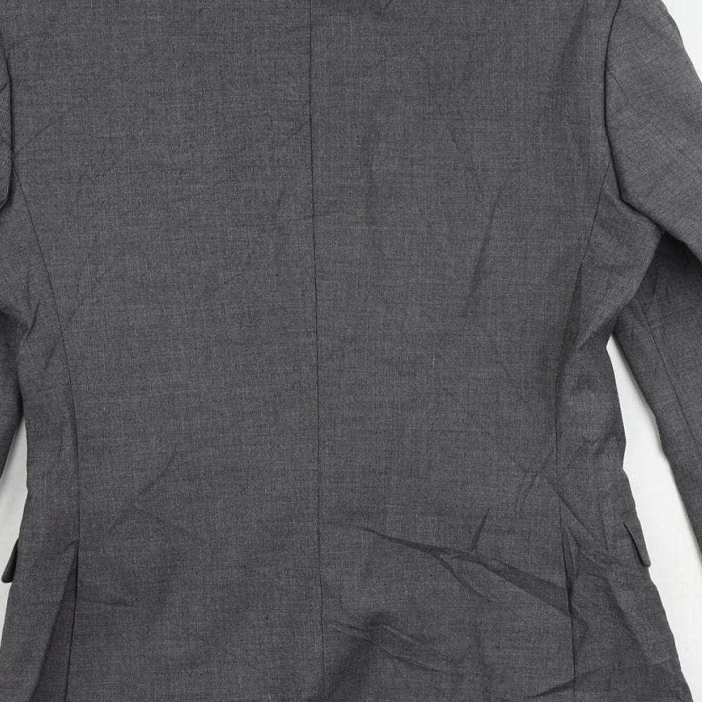 Marks and Spencer Mens Grey Polyester Jacket Suit Jacket Size 34 Regular