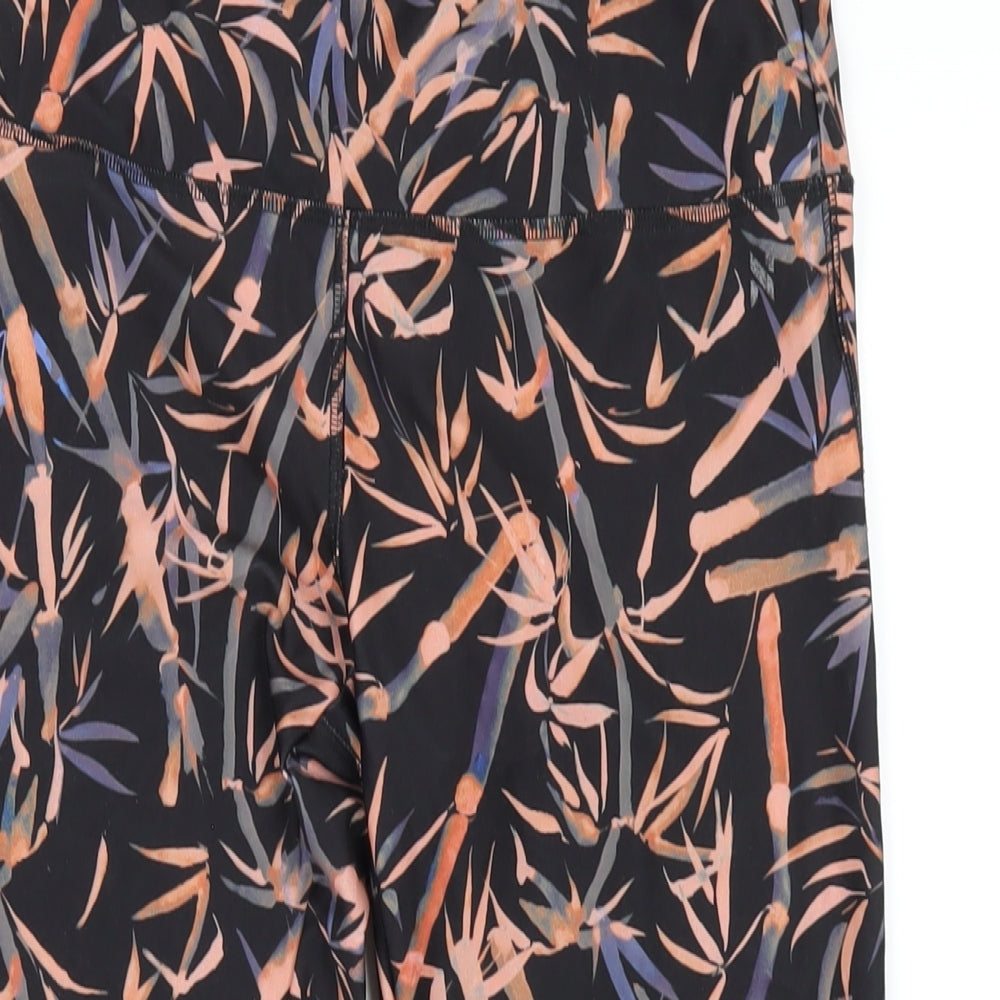 NEXT Womens Multicoloured Geometric Polyester Capri Leggings Size 10 L25 in Regular Pullover