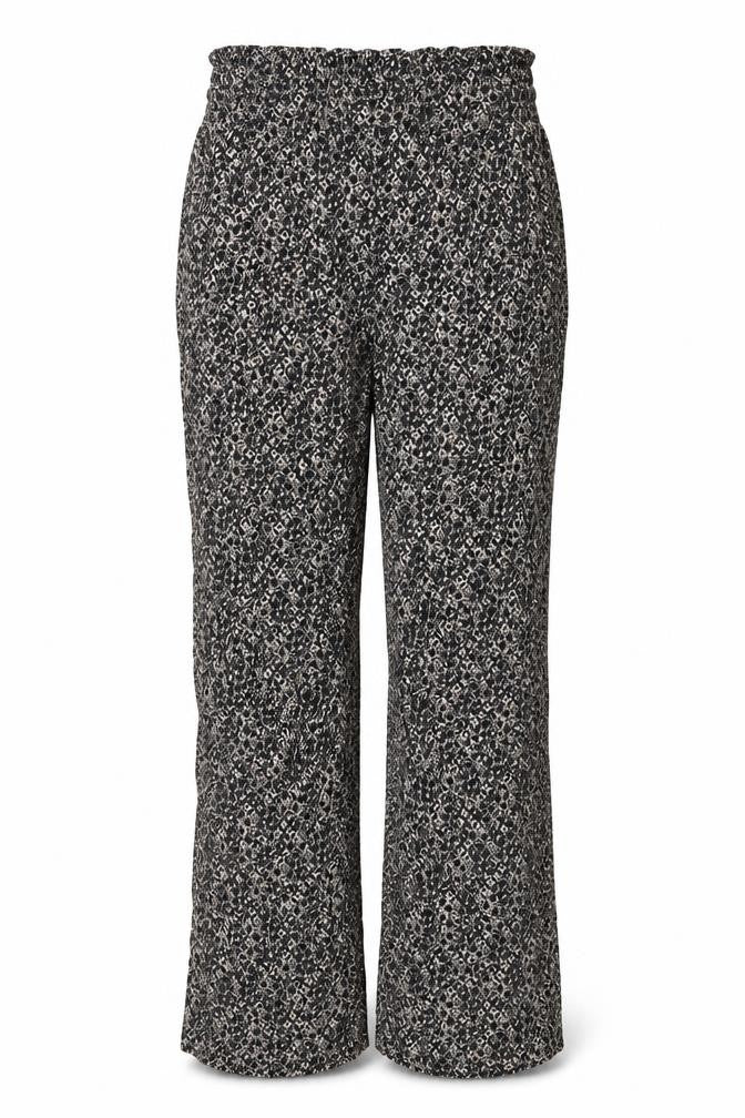 Marks and Spencer Womens Black Viscose Trousers Size 14 L30 in Regular