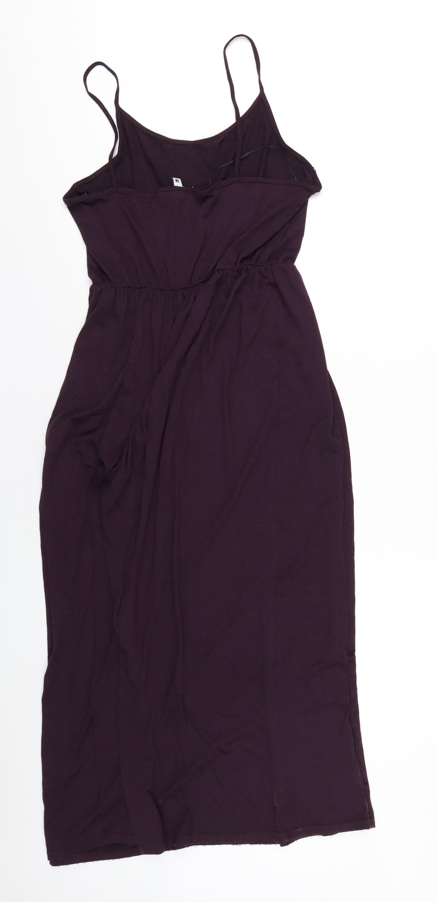 H&M Womens Purple Polyester Maxi Size M Round Neck Pullover