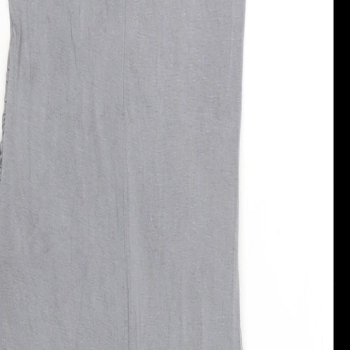 AX Paris Womens Grey Viscose Bodycon Size 8 Round Neck Pullover