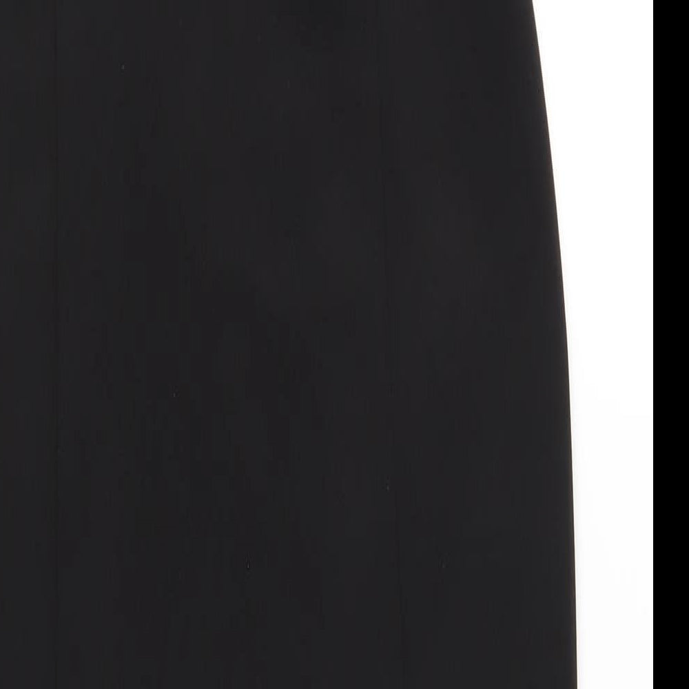 ASOS Womens Black Polyester Bodycon Size 12 Square Neck Pullover