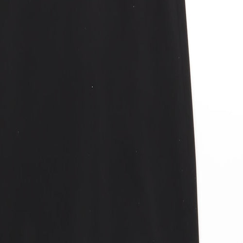 ASOS Womens Black Polyester Bodycon Size 12 Square Neck Pullover