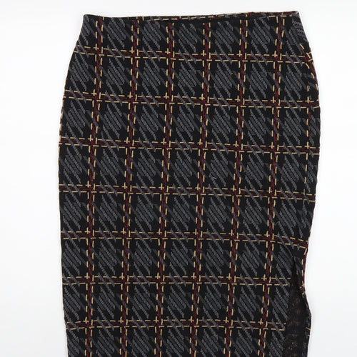 marksand Womens Multicoloured Geometric Polyester Straight & Pencil Skirt Size 14