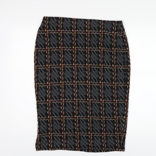 marksand Womens Multicoloured Geometric Polyester Straight & Pencil Skirt Size 14