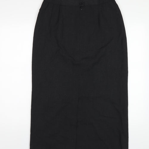 Fisser Womens Grey Polyester Straight & Pencil Skirt Size 14 Zip