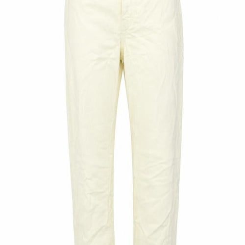 Marks and Spencer Womens Yellow Cotton Mom Jeans Size 10 L25 in Regular Button