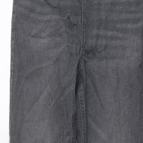 Marks and Spencer Womens Grey Cotton Jegging Jeans Size 10 L25 in Regular