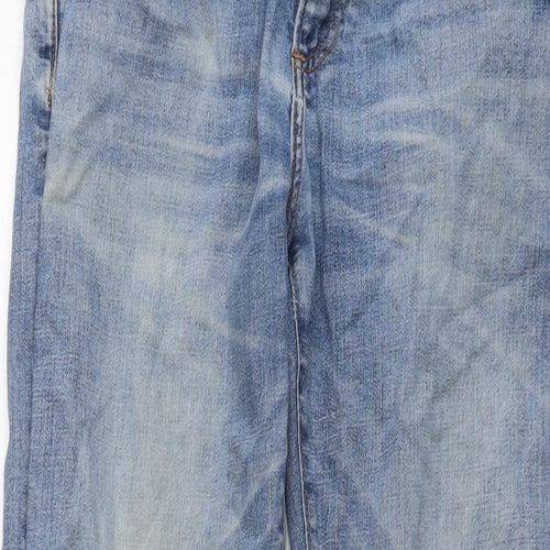 Gap Mens Blue Cotton Straight Jeans Size 31 in L32 in Slim Button