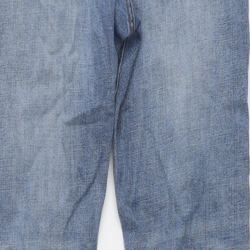 Gap Mens Blue Cotton Straight Jeans Size 31 in L32 in Slim Button