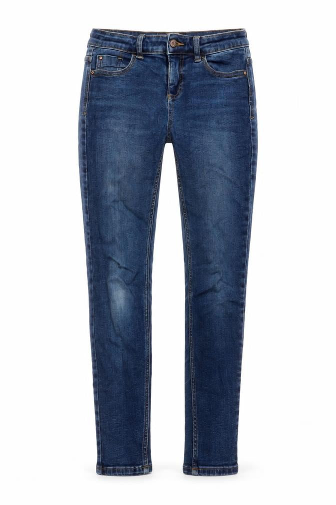 Zara Womens Blue Cotton Skinny Jeans Size 8 L27 in Regular Button