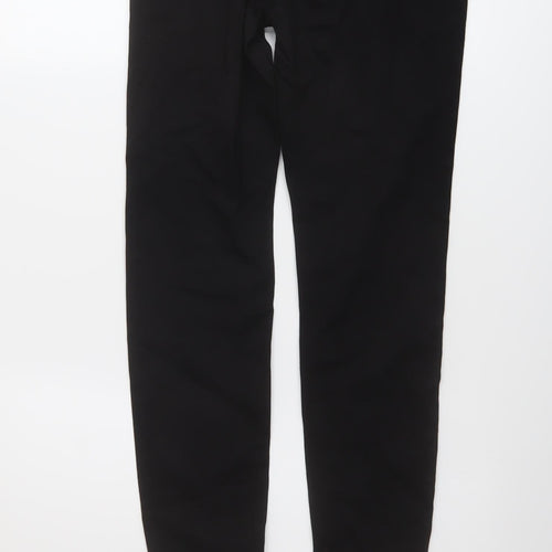 Marks and Spencer Womens Black Cotton Skinny Jeans Size 10 L27 in Regular Button