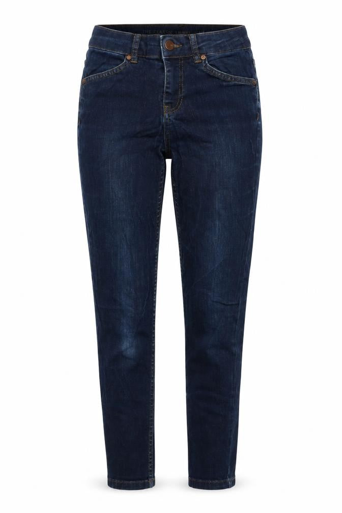 Oasis Womens Blue Cotton Skinny Jeans Size 8 L25 in Regular Button