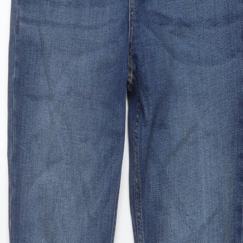 TU Boys Blue Cotton Skinny Jeans Size 14 Years Regular Button